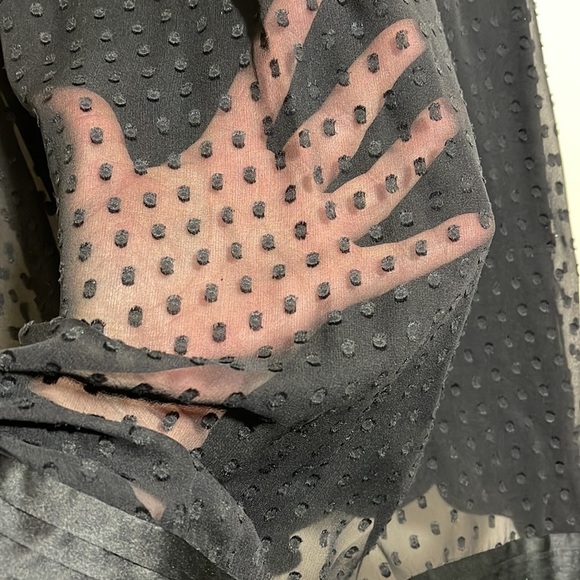 BCBGMaxAzria Sexy Little Black Silk Dress Sz. 4 - Picture 13 of 13